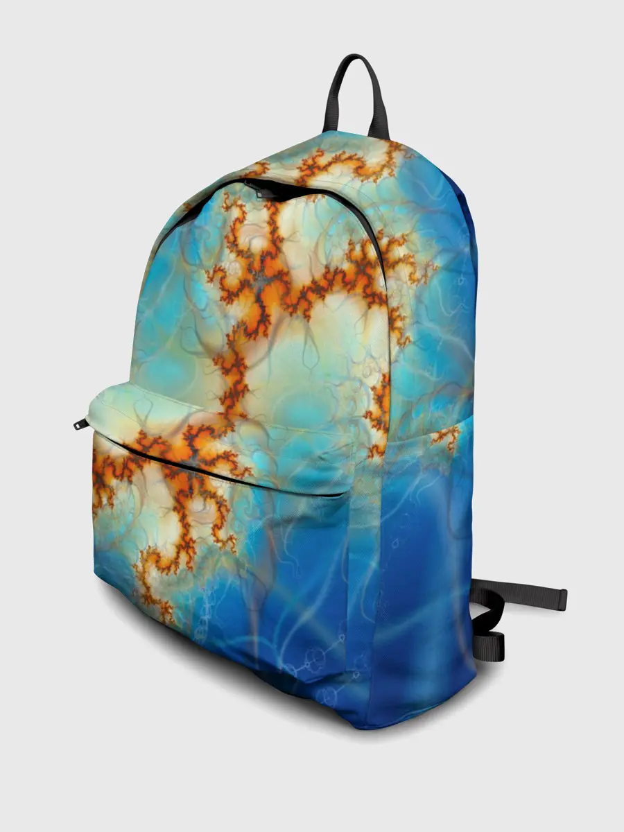 Рюкзак джинсовый / Абстрактное представление