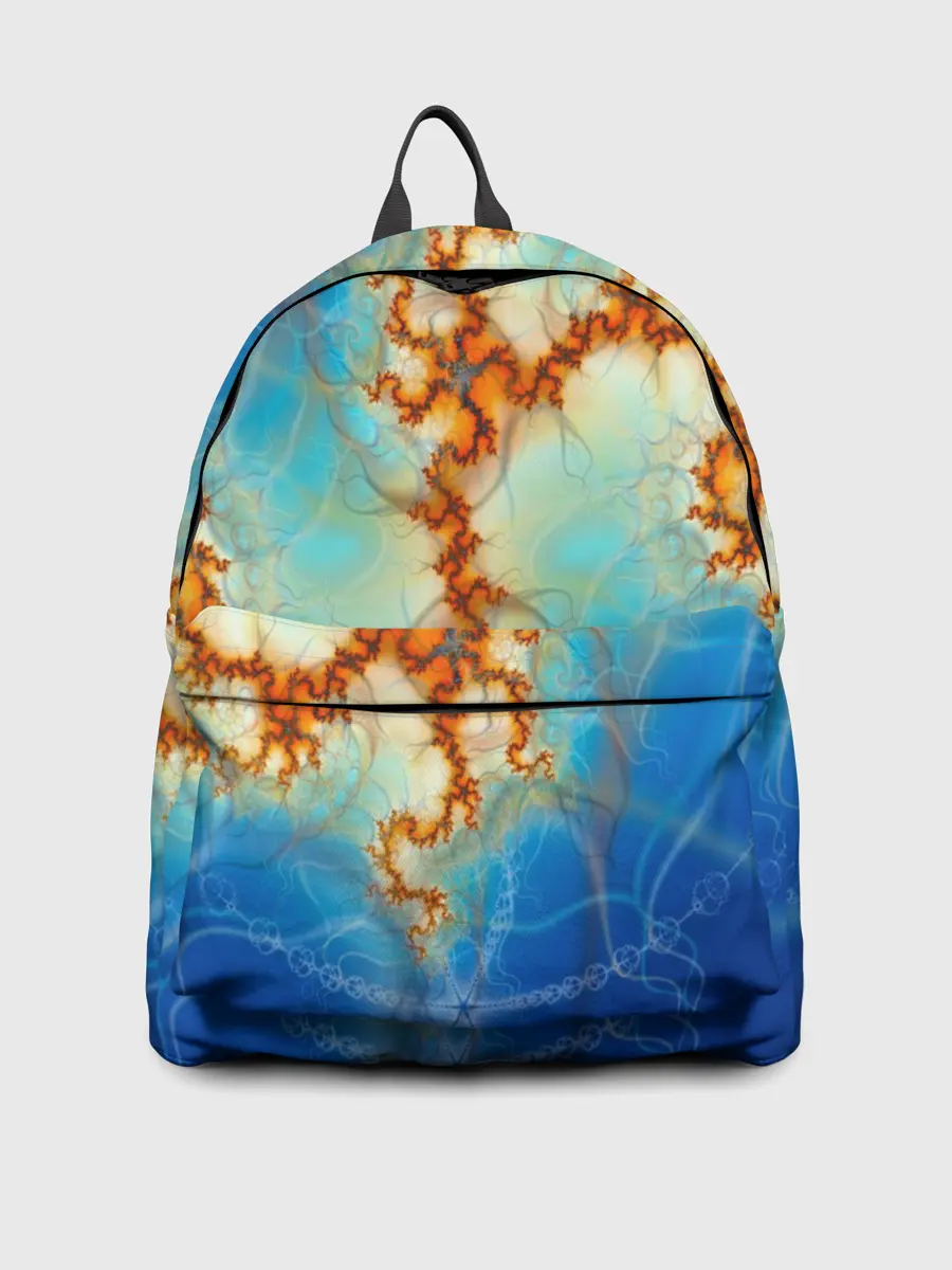 Рюкзак джинсовый / Абстрактное представление