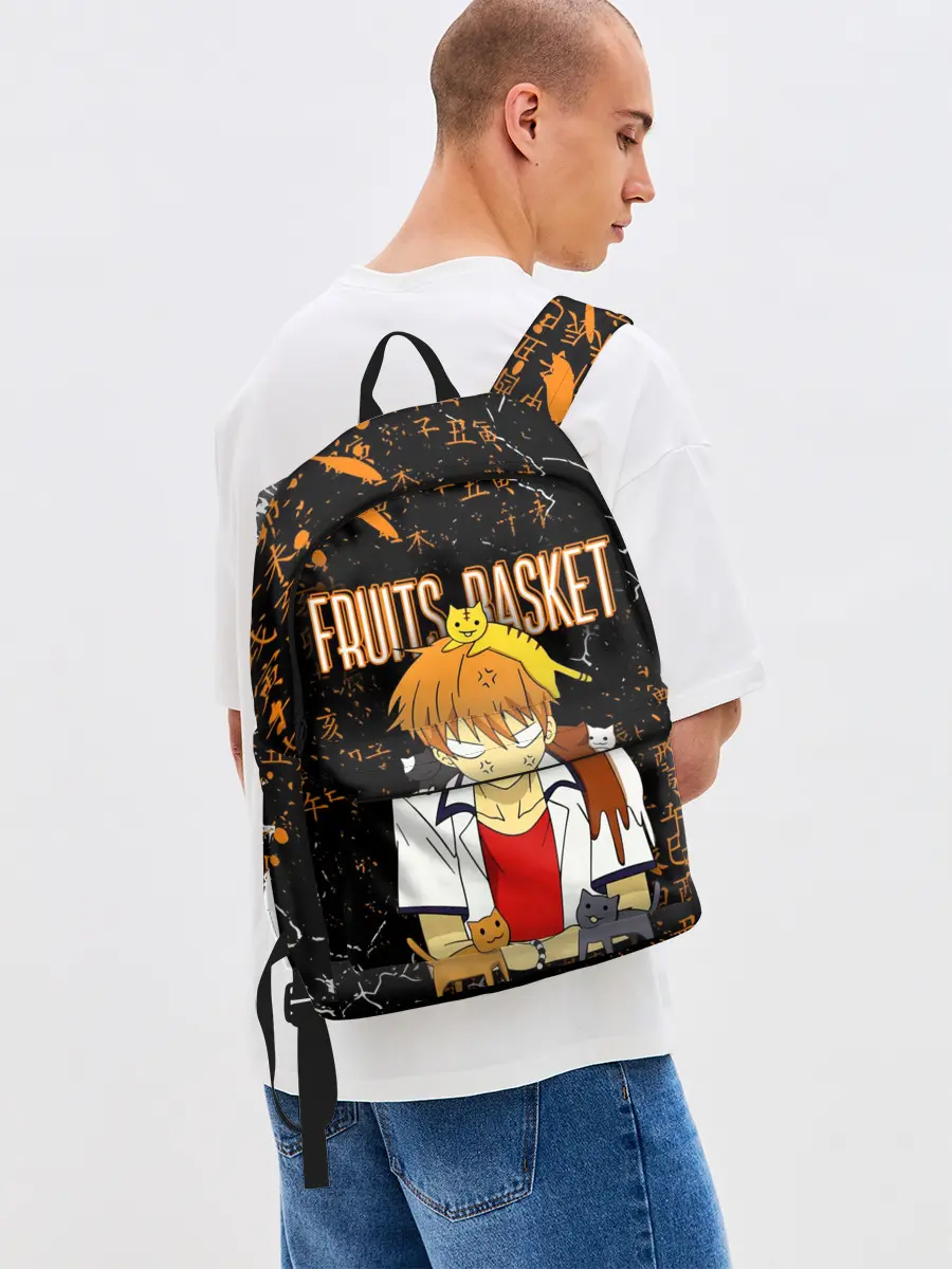 Рюкзак джинсовый / FRUITS BASKET / КЁ СОМА