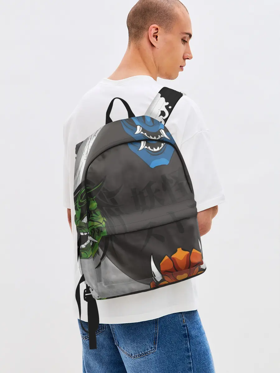 Рюкзак джинсовый / Маски Они