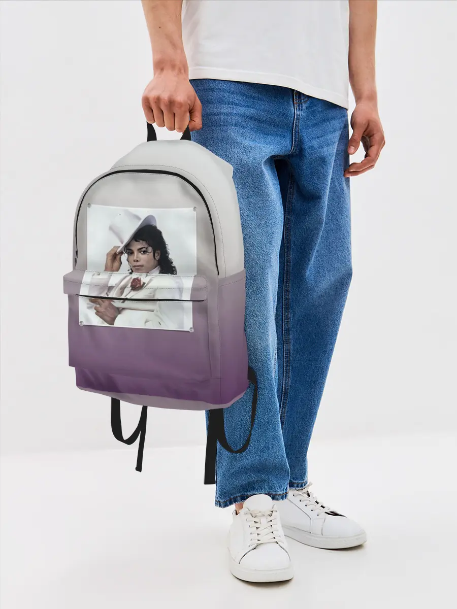 Рюкзак джинсовый / Майкл Джексон навсегда