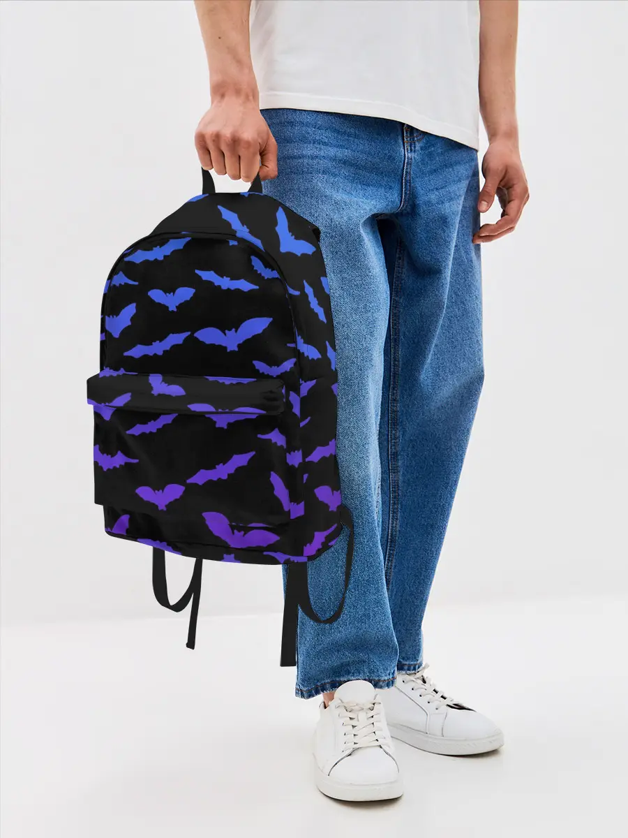 Рюкзак джинсовый / Летучие хищники