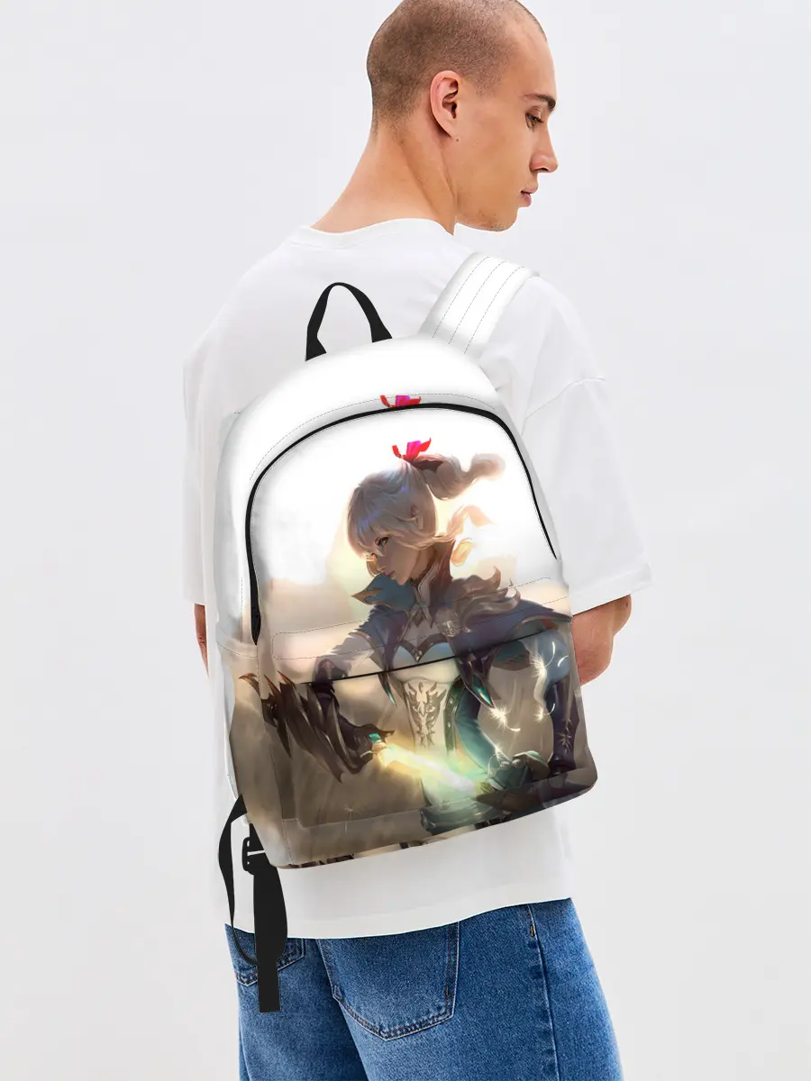 Рюкзак джинсовый / GENSHIN IMPACT ДЕВУШКА