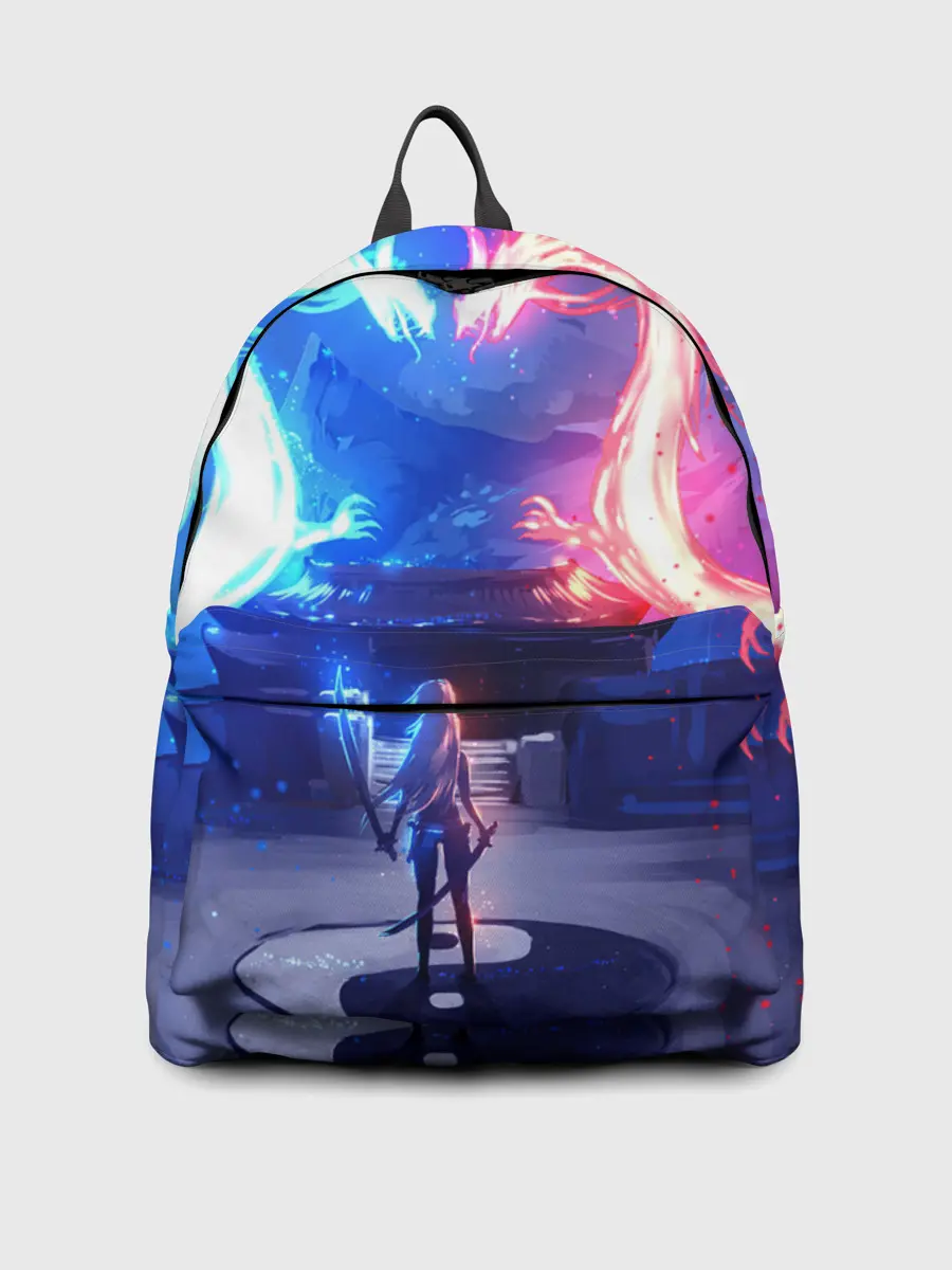 Рюкзак джинсовый / БИТВА ДРАКОНОВ