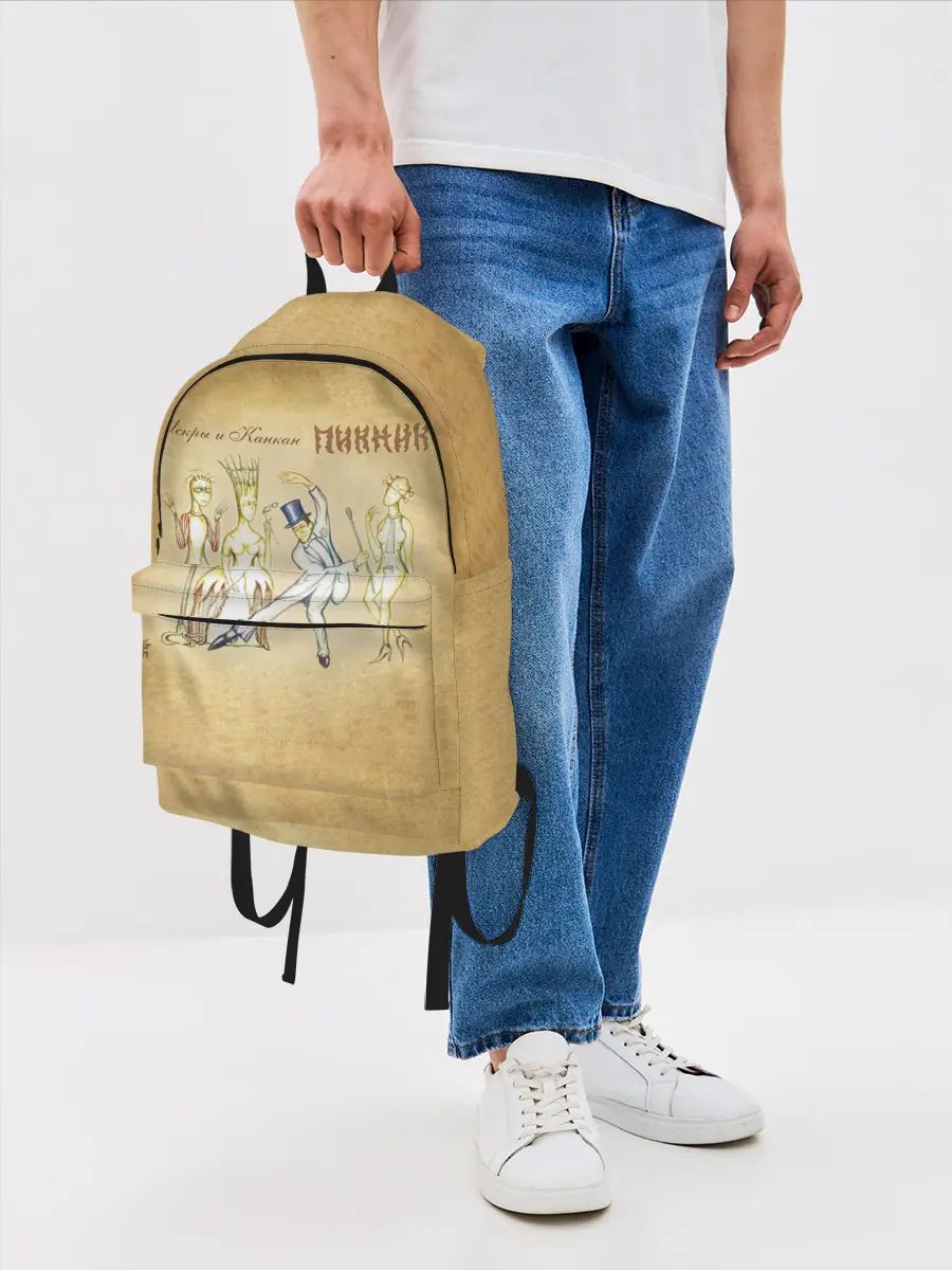 Рюкзак джинсовый / Искры и Канкан Пикник