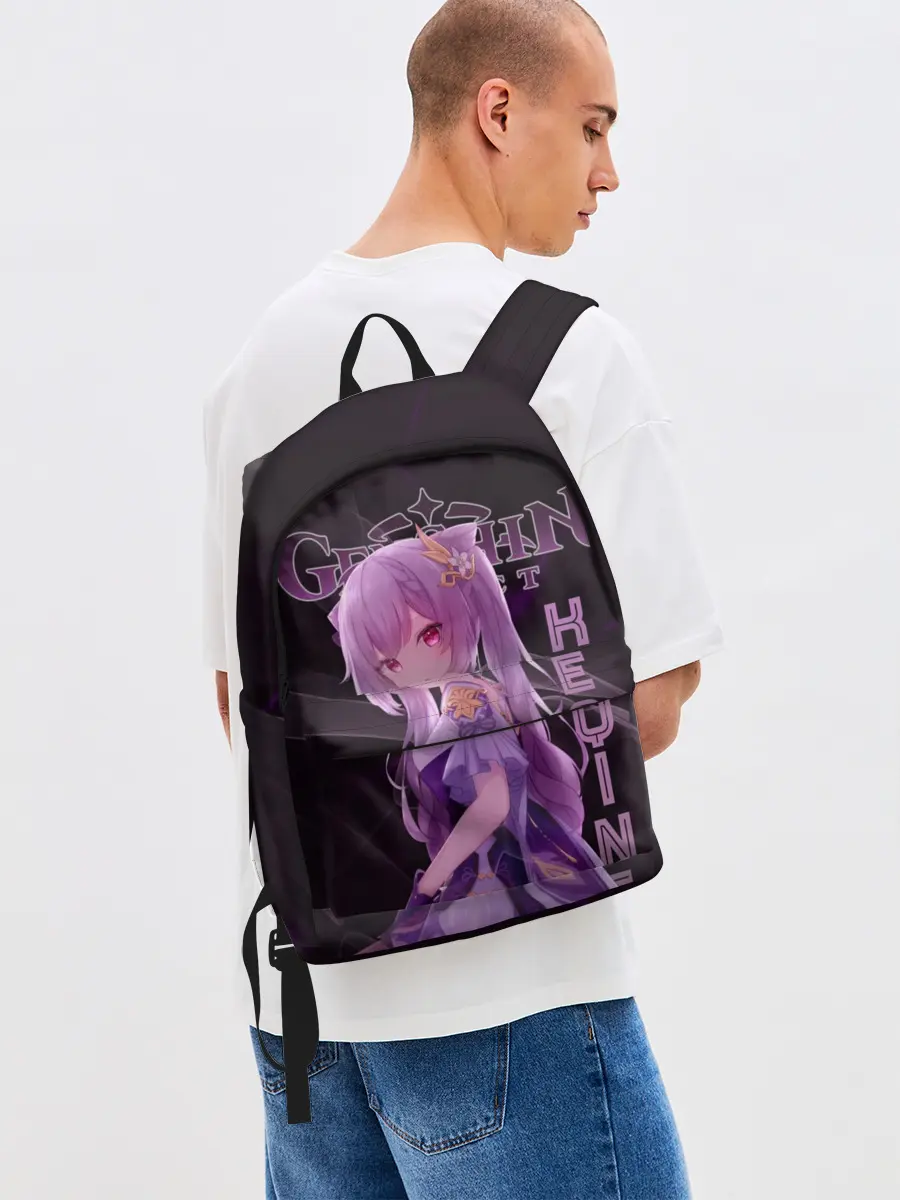 Рюкзак джинсовый / Кэ Цин Геншин Импакт