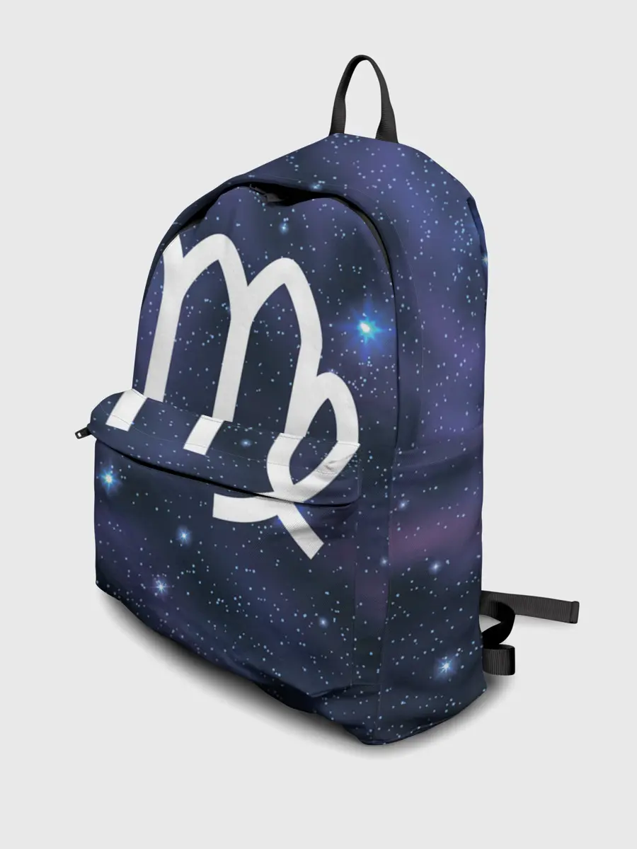 Рюкзак джинсовый / Дева / Virgo, Знак зодиака