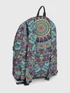 Рюкзак джинсовый / Сиренево-голубой калейдоскоп .