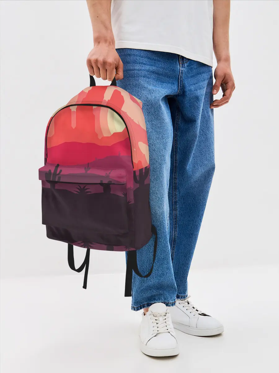 Рюкзак джинсовый / Пустыня