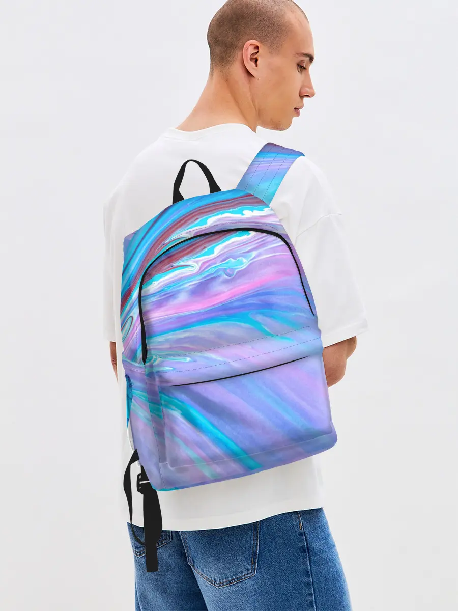 Рюкзак джинсовый / Абстрактный прилив