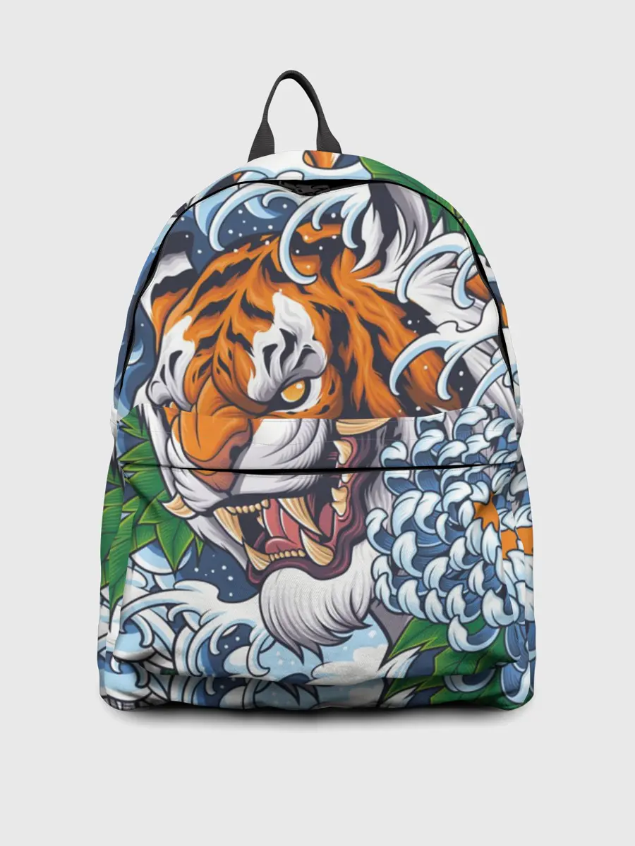 Рюкзак джинсовый / Тигр