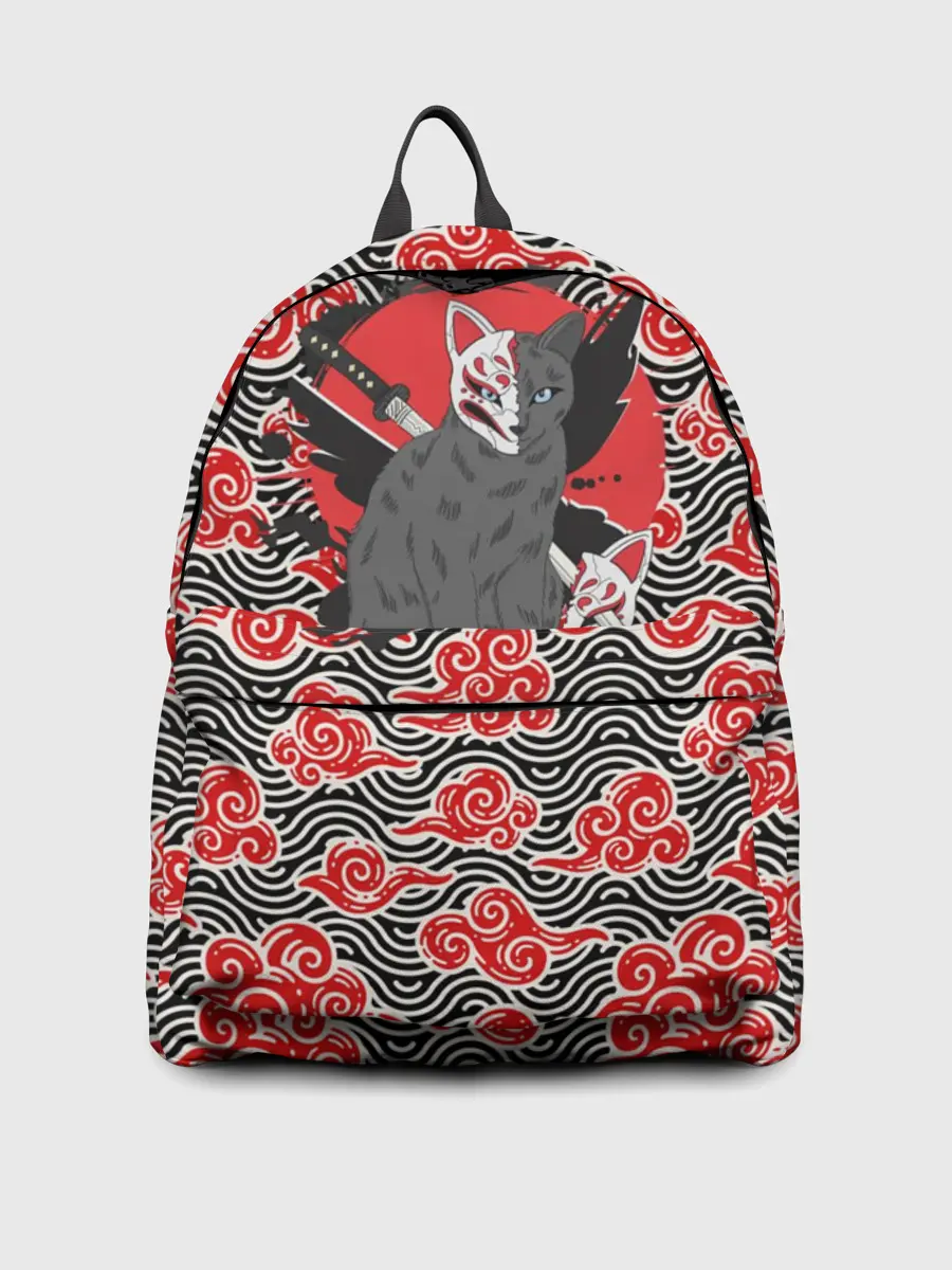 Рюкзак джинсовый / Бакэнэко