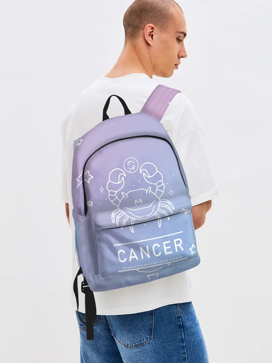 Рюкзак джинсовый / Знак Рак