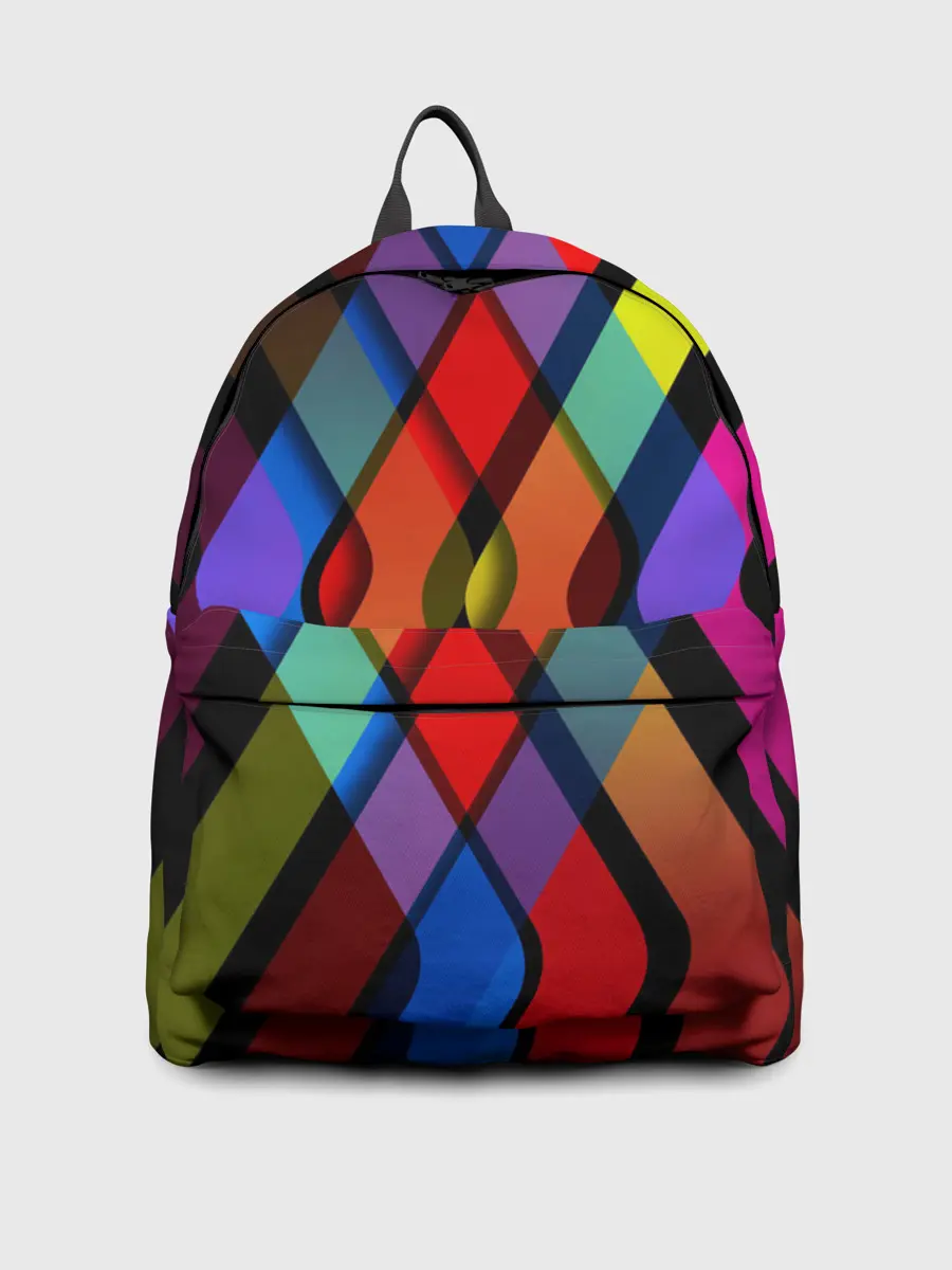 Рюкзак джинсовый / Симметрия красок