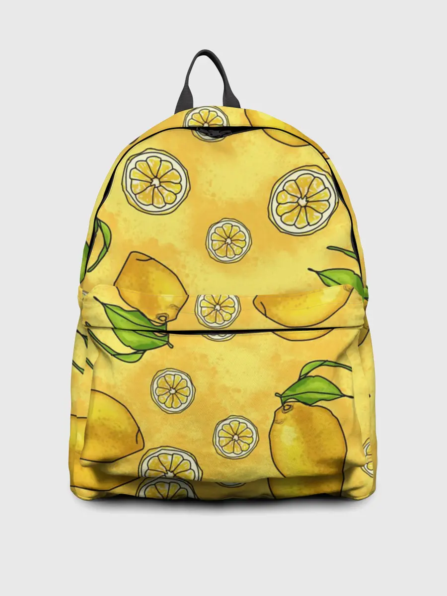 Рюкзак джинсовый / Лимончик