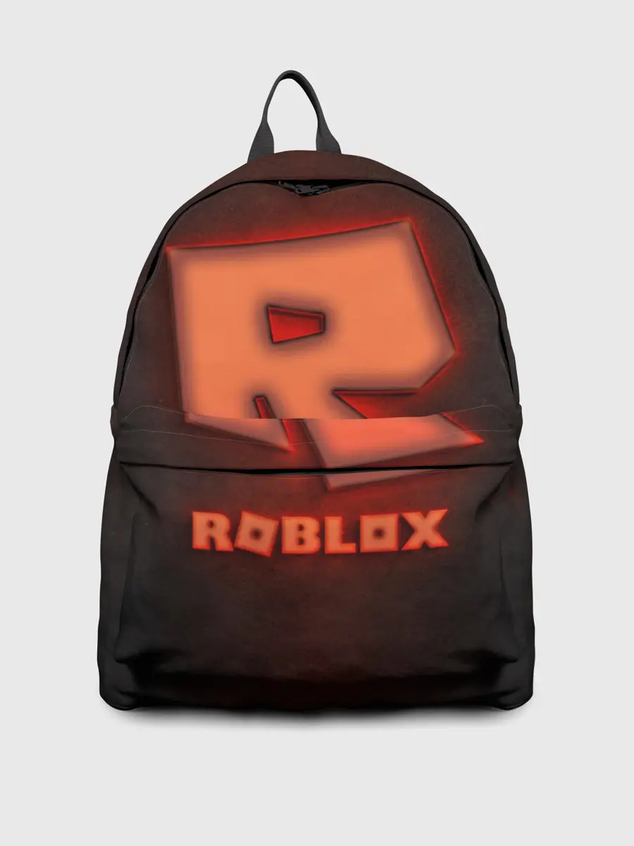 Рюкзак джинсовый / ROBLOX NEON RED