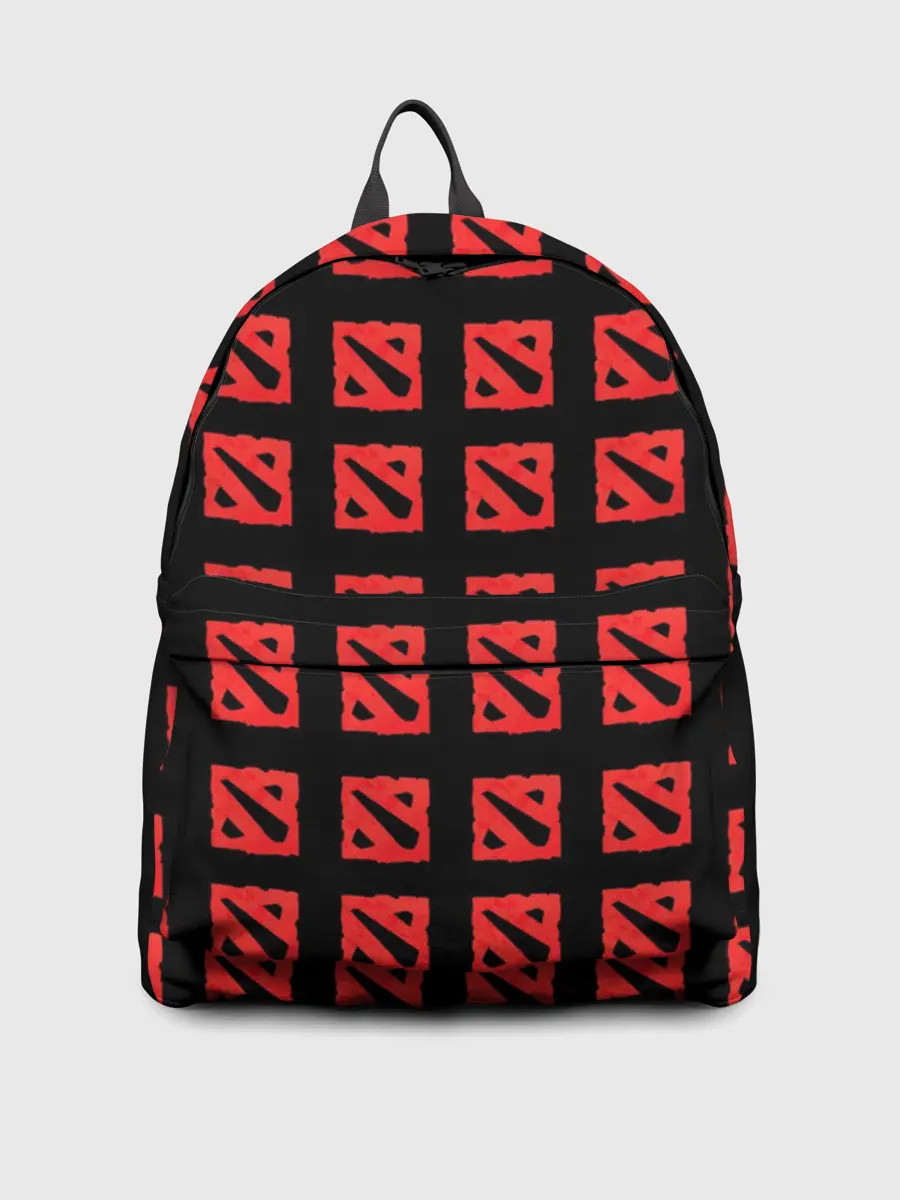 Рюкзак джинсовый / Сетка из эмблемы Dota 2