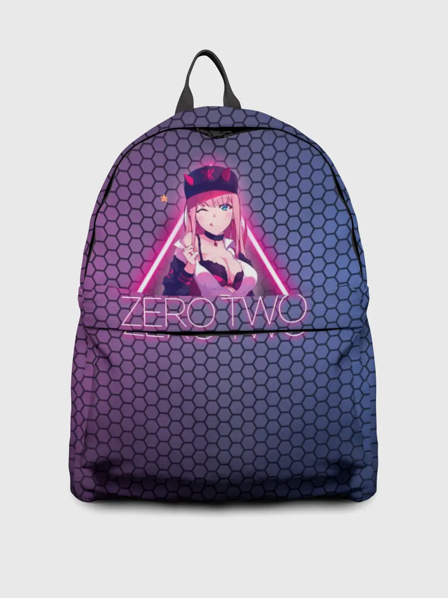 Рюкзак джинсовый / Zero Two в треугольнике