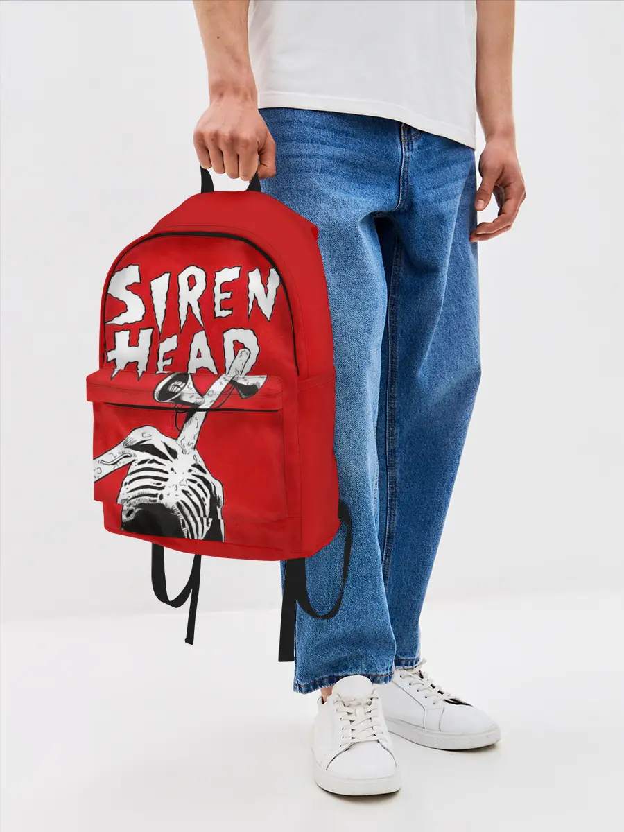 Рюкзак джинсовый / Red Siren Head