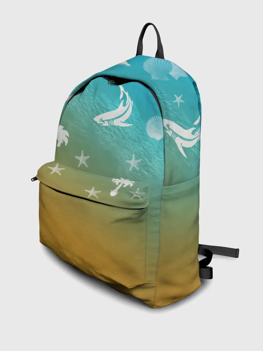 Рюкзак джинсовый / Морское ассорти