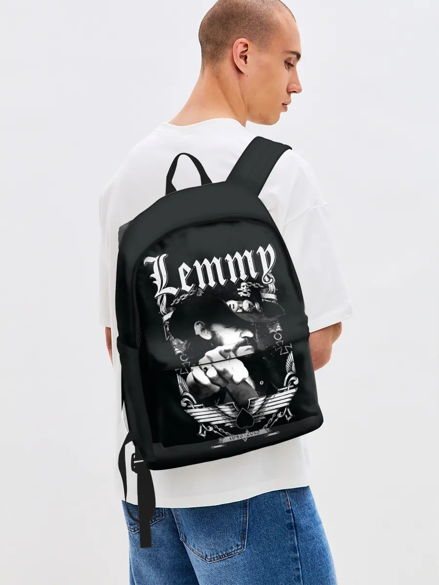 Рюкзак джинсовый / RIP Lemmy