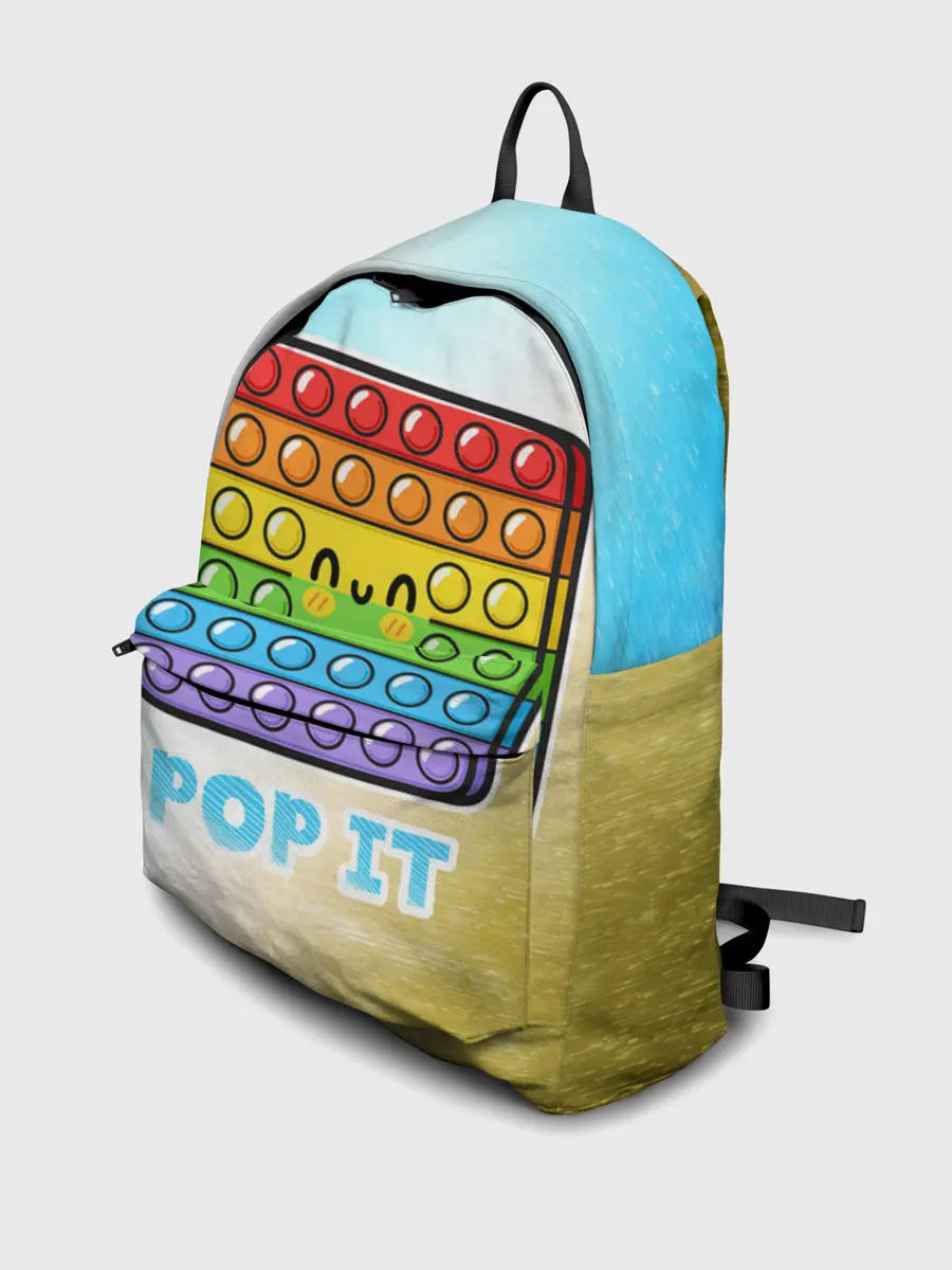 Рюкзак джинсовый / Поп Ит - Глитч