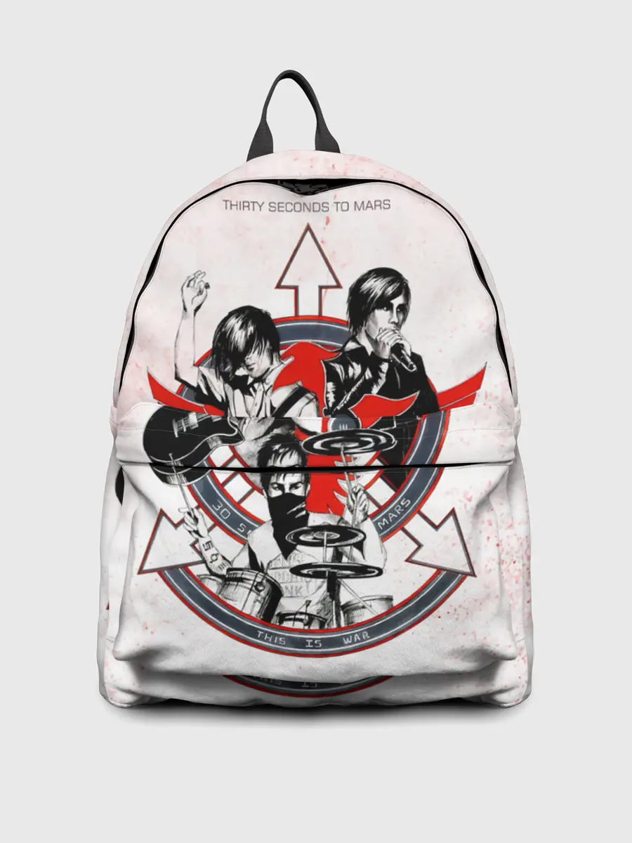 Рюкзак джинсовый / Thirty Seconds to Mars арт группы