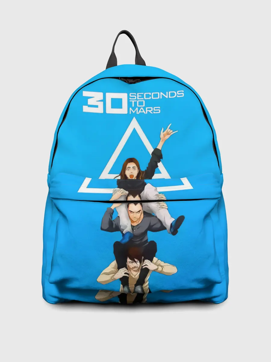 Рюкзак джинсовый / Группа 30 Seconds to Mars