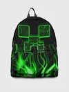 Рюкзак джинсовый / MINECRAFT TEXTURE FIRE