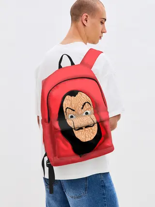 Рюкзак джинсовый / Бумажный дом | La Casa de Papel