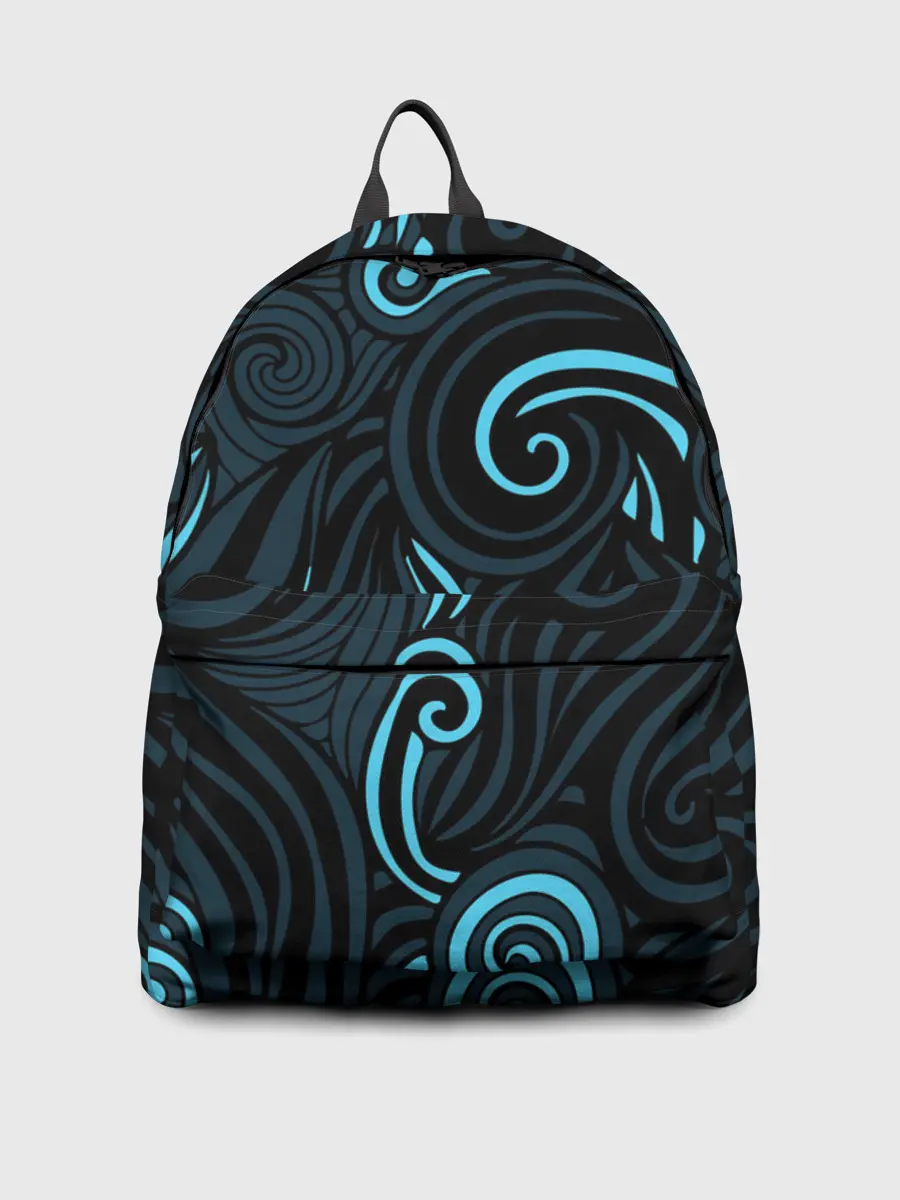 Рюкзак джинсовый / Лазурные листья