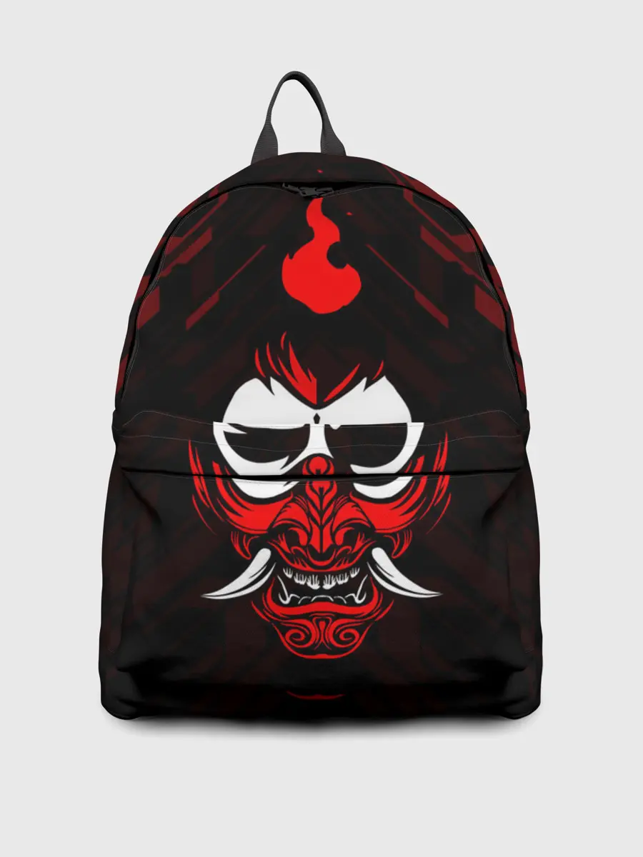 Рюкзак джинсовый / DEMON | CYBERPUNK 2077 | КИБЕРПАНК