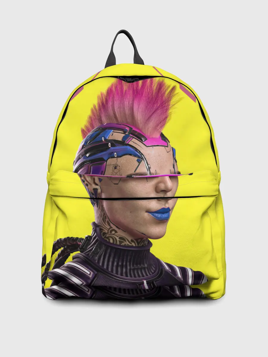 Рюкзак джинсовый / CYBERPUNK 2077 | КИБЕРПАНК