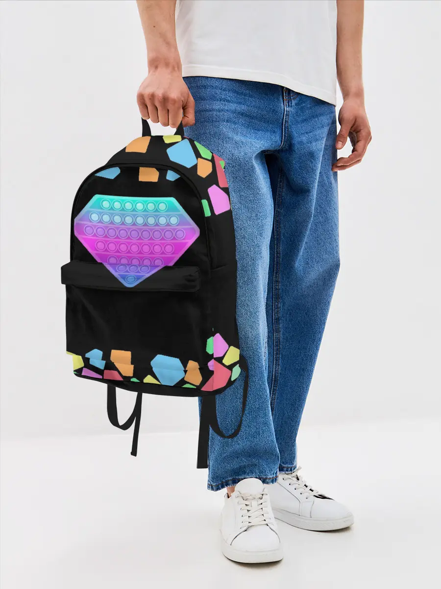 Рюкзак джинсовый / POP IT DIAMOND