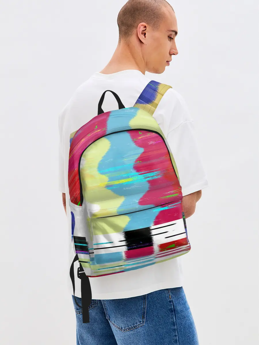 Рюкзак джинсовый / TV glitch