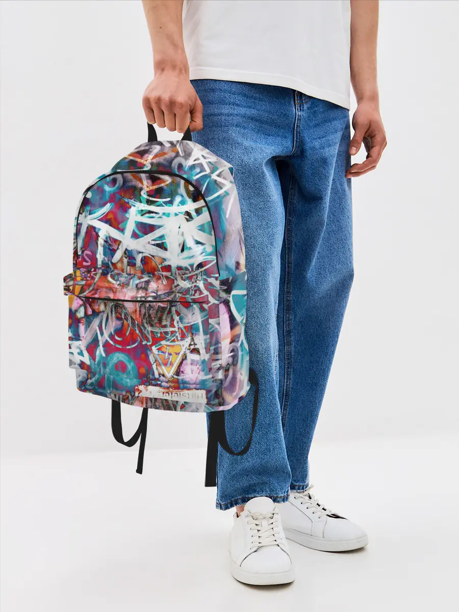 Рюкзак джинсовый / Wall graffiti