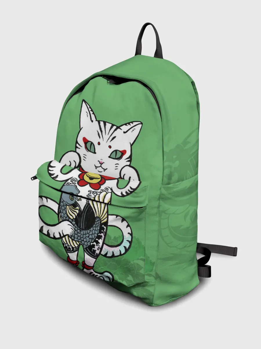 Рюкзак джинсовый / ЯПОНСКИЙ КОТ | JAPANESE CAT