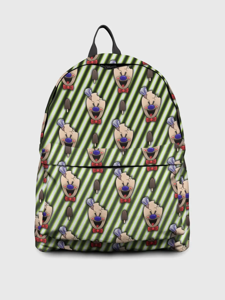 Рюкзак джинсовый / ICE SCREAM зеленый паттерн