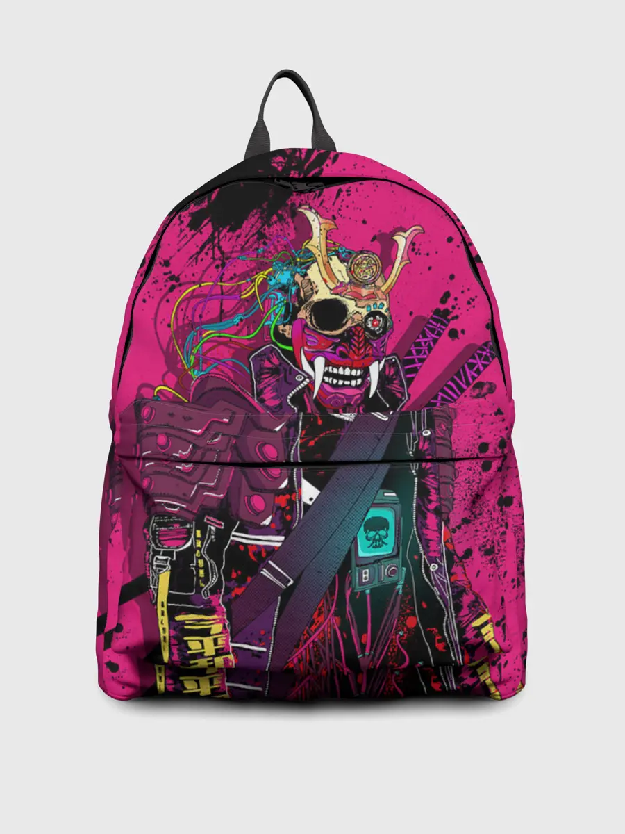 Рюкзак джинсовый / CYBERPUNK 2077 | DEMON