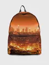 Рюкзак джинсовый / Закат в Нью Йорке