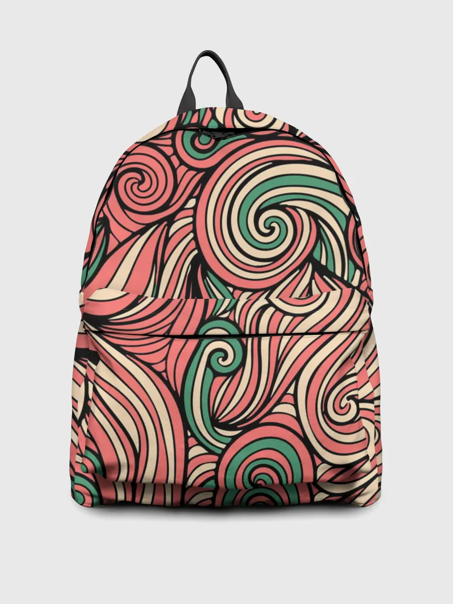 Рюкзак джинсовый / Алые листья