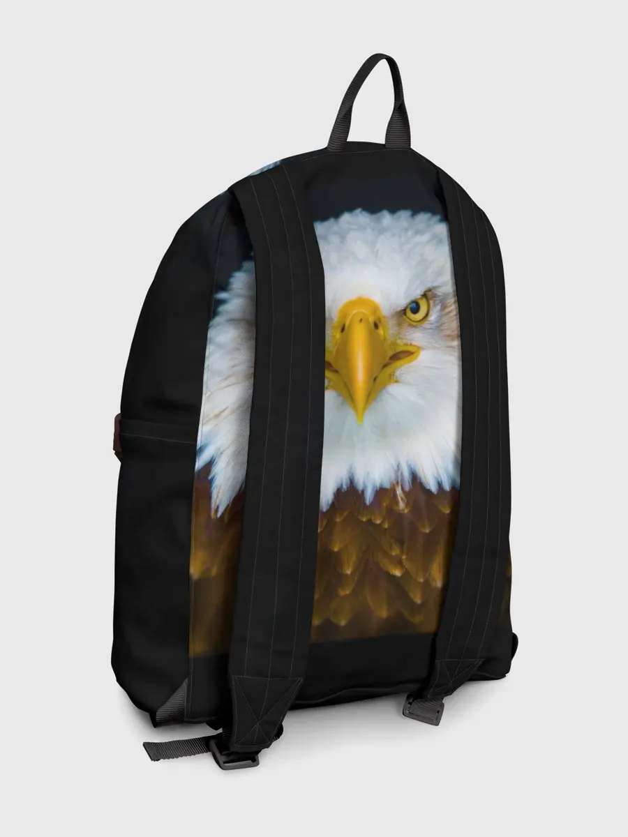 Рюкзак джинсовый / Белоголовый орлан