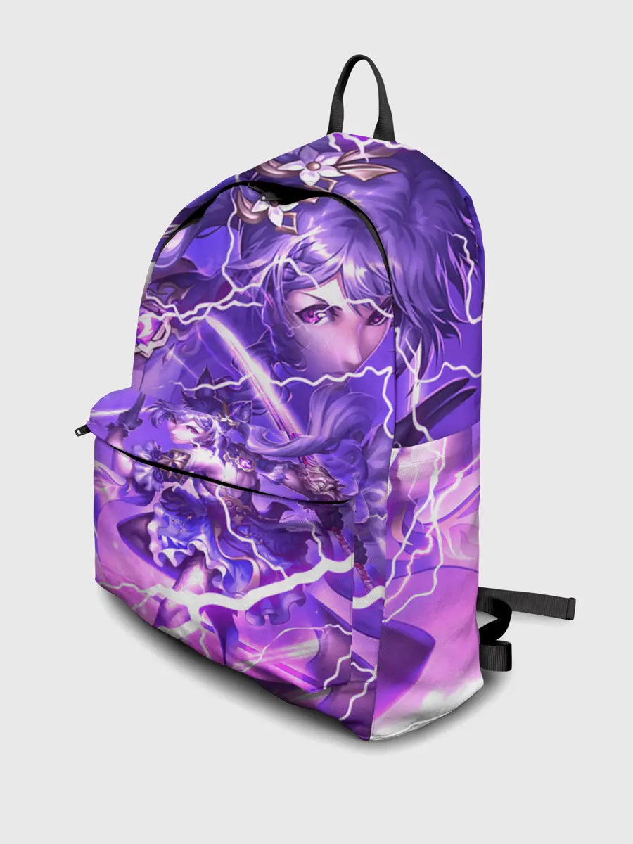 Рюкзак джинсовый / Баал | Genshin Impact | Геншин Импакт