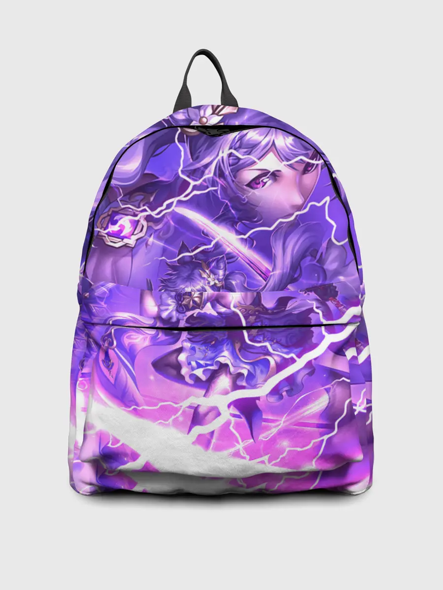 Рюкзак джинсовый / Баал | Genshin Impact | Геншин Импакт