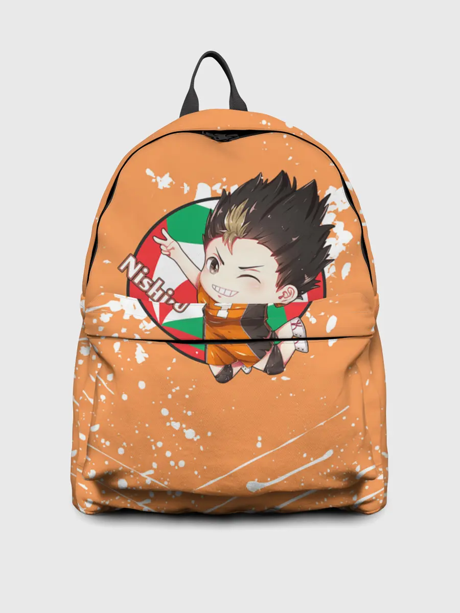Рюкзак джинсовый / Nishinoya Yuo | Haikyu | Волейбол