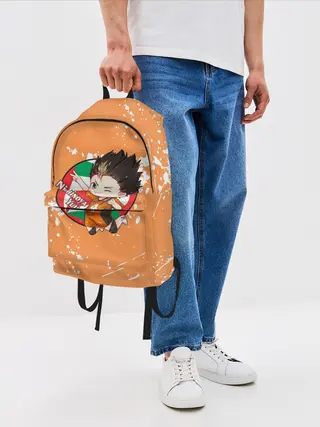 Рюкзак джинсовый / Nishinoya Yuo | Haikyu | Волейбол