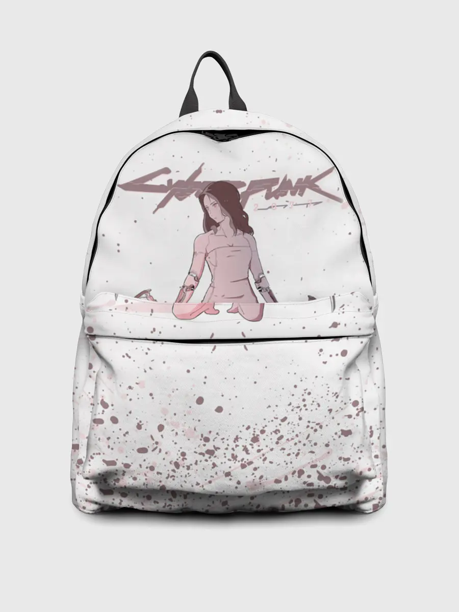 Рюкзак джинсовый / КЛИНКИ БОГОМОЛА | CYBERPUNK 2077