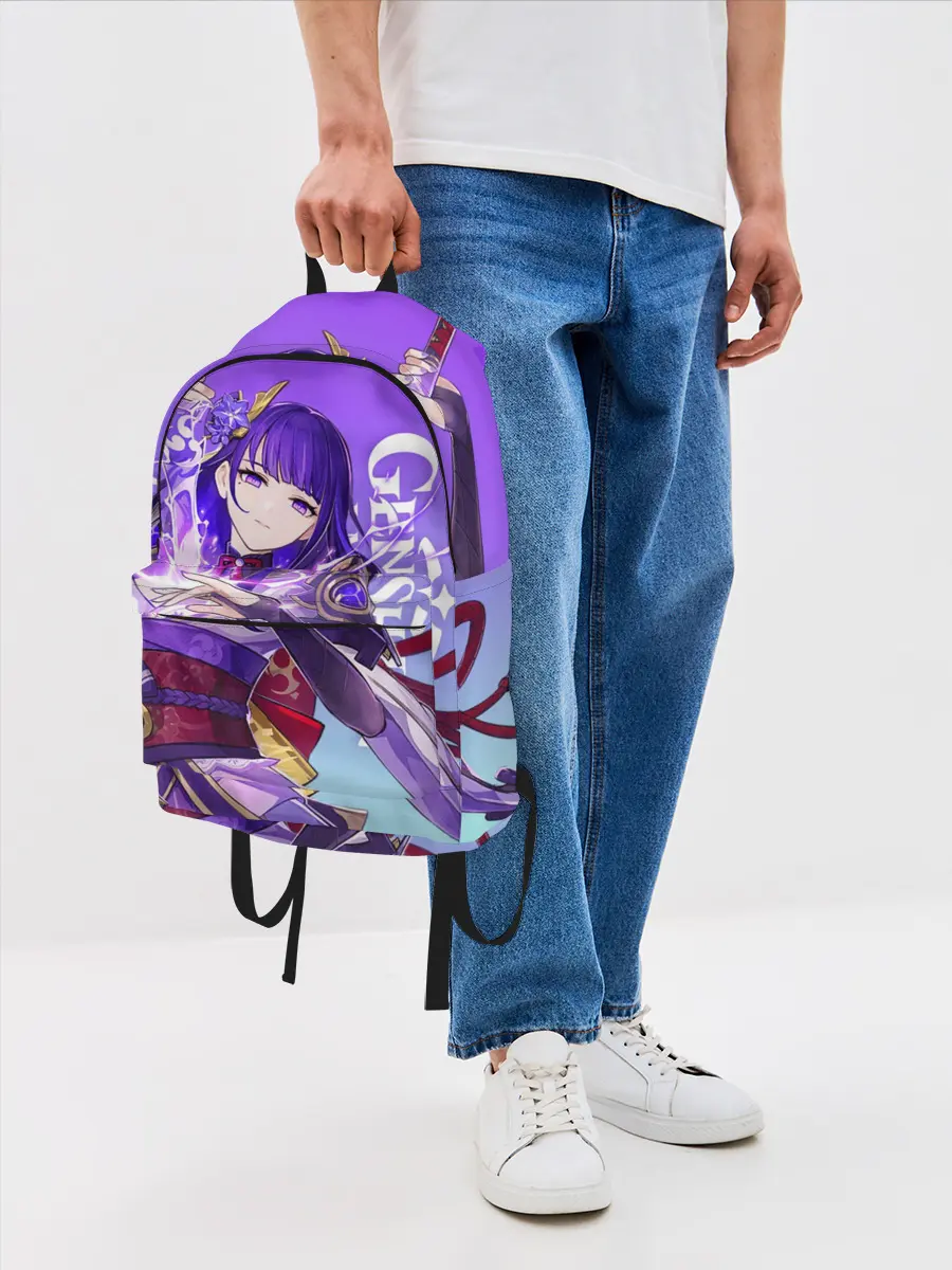 Рюкзак джинсовый / Genshin Impact, Сёгун Райдэн