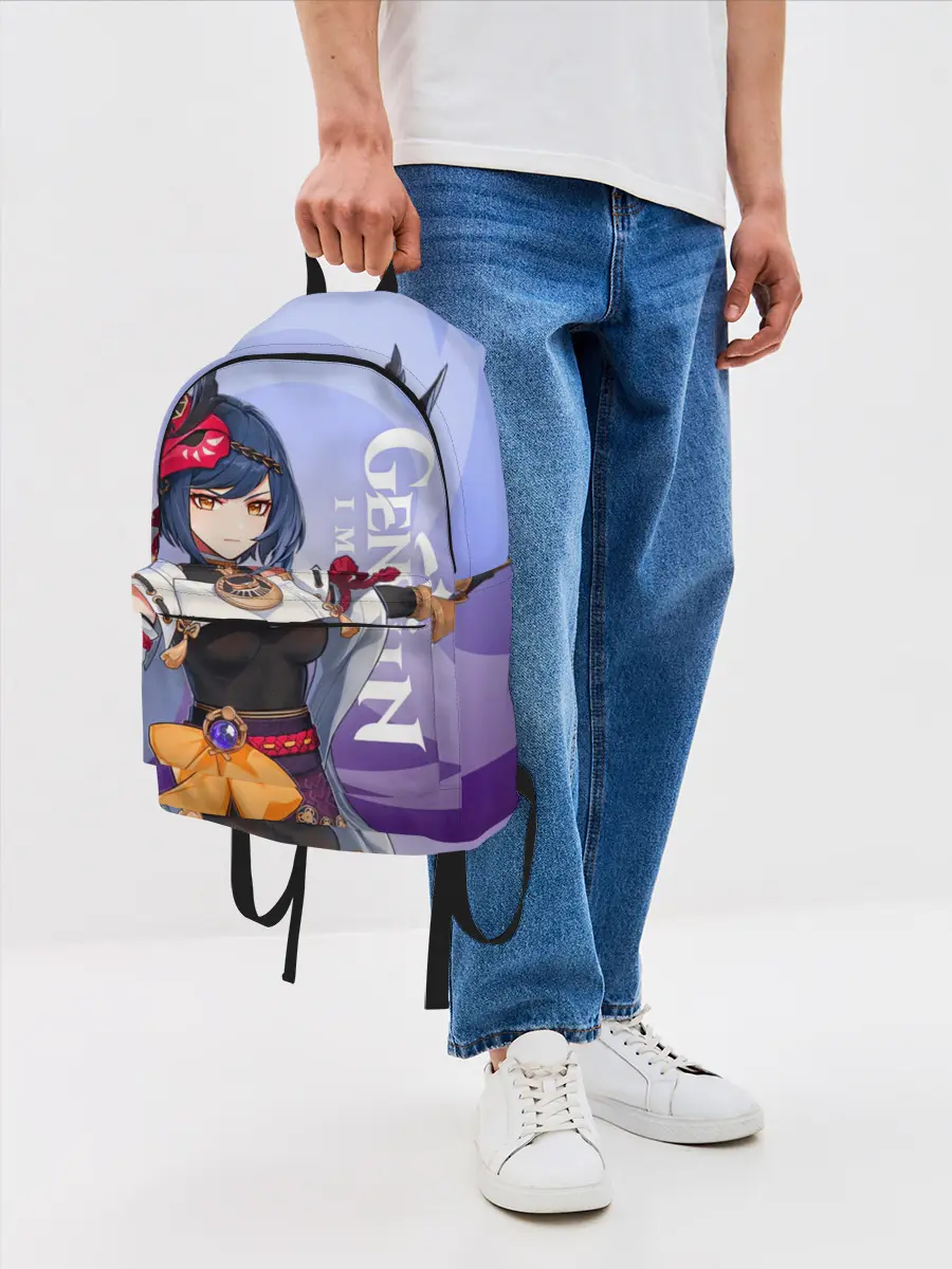 Рюкзак джинсовый / Genshin Impact, Сара