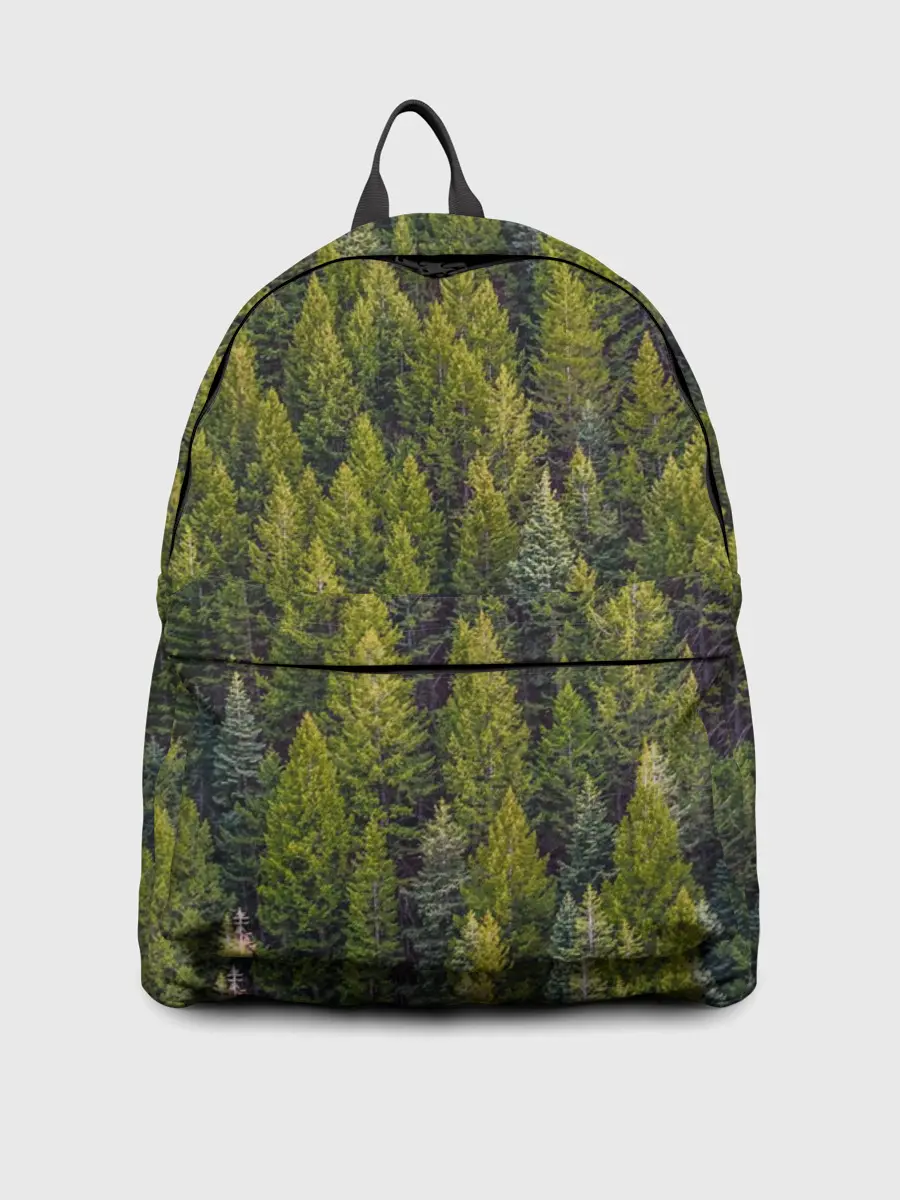 Рюкзак джинсовый / лес вечный